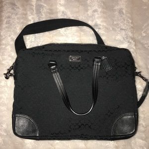 Coach computer bag.